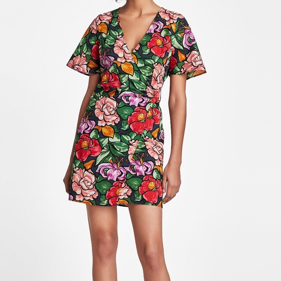 Crossover bowed Dress - Picture 3 of 3